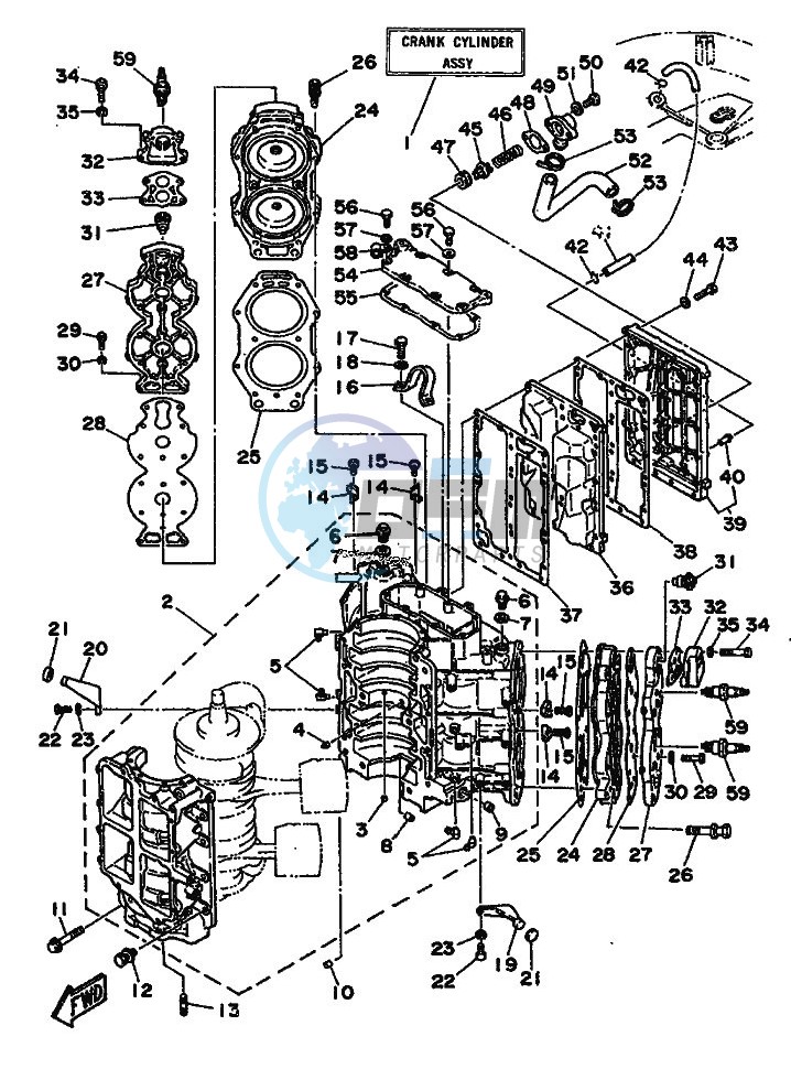 CYLINDER--CRANKCASE