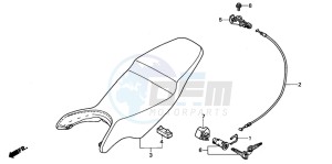 VFR800 drawing SEAT