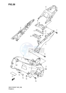 GSX-R1000 (E2) drawing FRAME