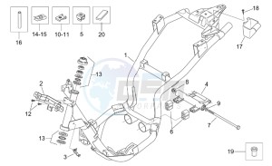 Mojito custom 50 2t (eng. aprilia) drawing Frame