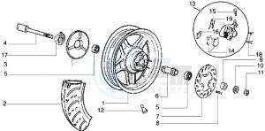 Diesis 100 drawing Front wheel