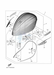 F375A drawing FAIRING-UPPER