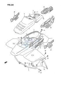 LT-F160 (P3) drawing FRONT FENDER