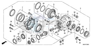 VFR1200XLF CrossTourer - VFR1200X 2ED - (2ED) drawing FINAL DRIVEN GEAR