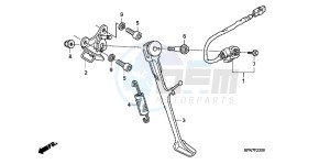 CB1000RB drawing STAND