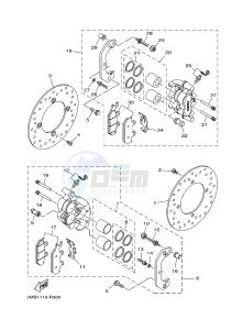 YXE700ES YXE70WPSG WOLVERINE R-SPEC EPS SE (BN52) drawing FRONT BRAKE CALIPER