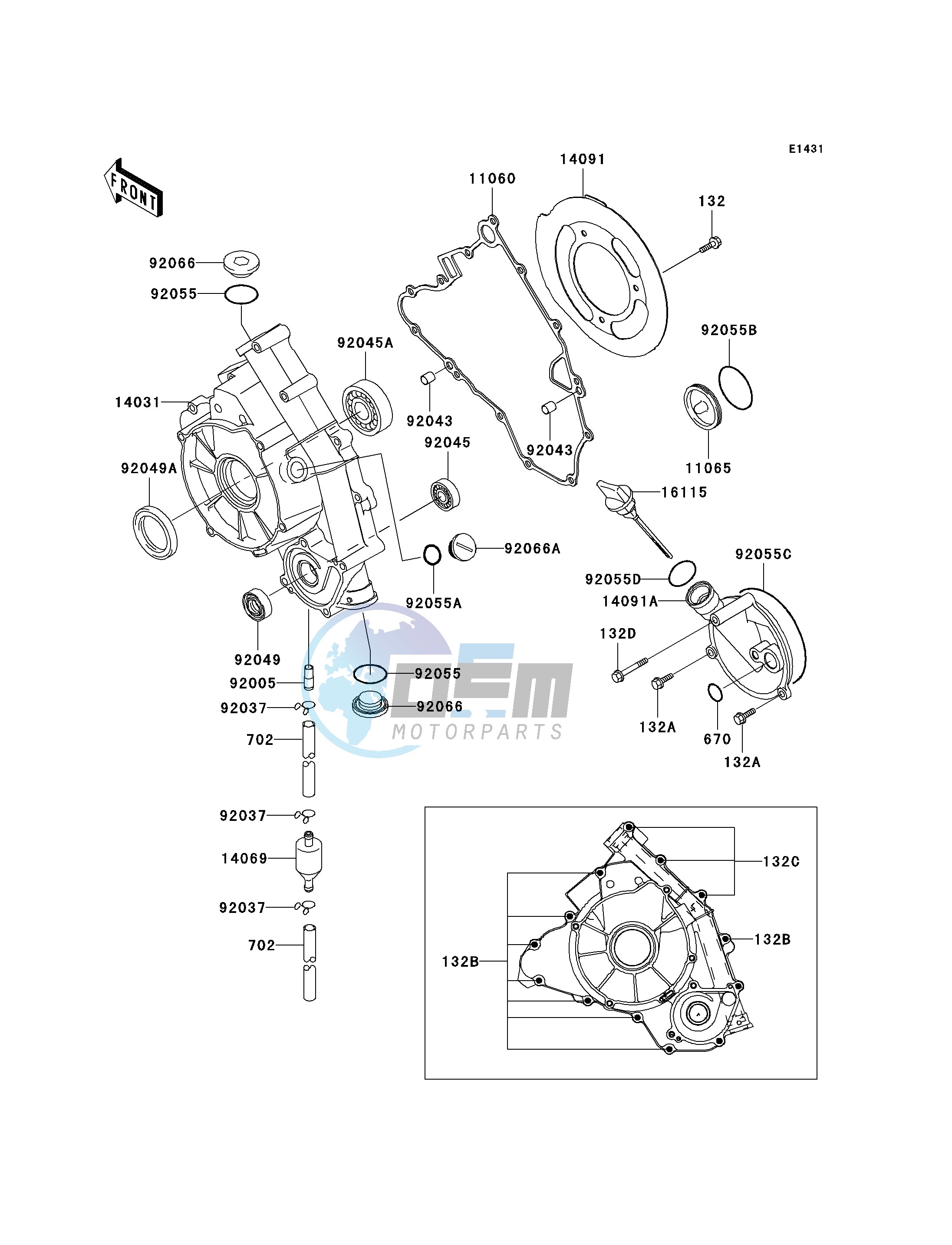 ENGINE COVER-- S- -