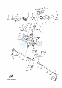 YFM700FWBD KODIAK 700 EPS (BGFB) drawing STEERING