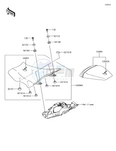 NINJA ZX-10R ZX1000SJFA XX (EU ME A(FRICA) drawing Seat