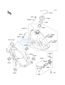 KX 85 A [KX85] (A1-A5) [KX85] drawing FUEL TANK