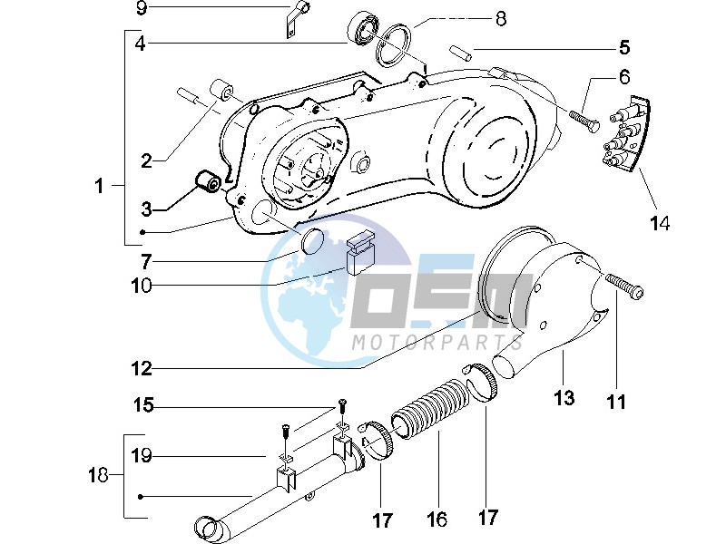 Crankcase cover - Crankcase cooling