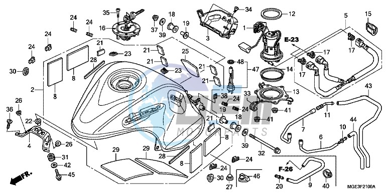 FUEL TANK/FUEL PUMP