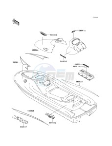 JT 900 B [900 STX] (B1-B2) [900 STX] drawing DECALS-- JT900-B1- -