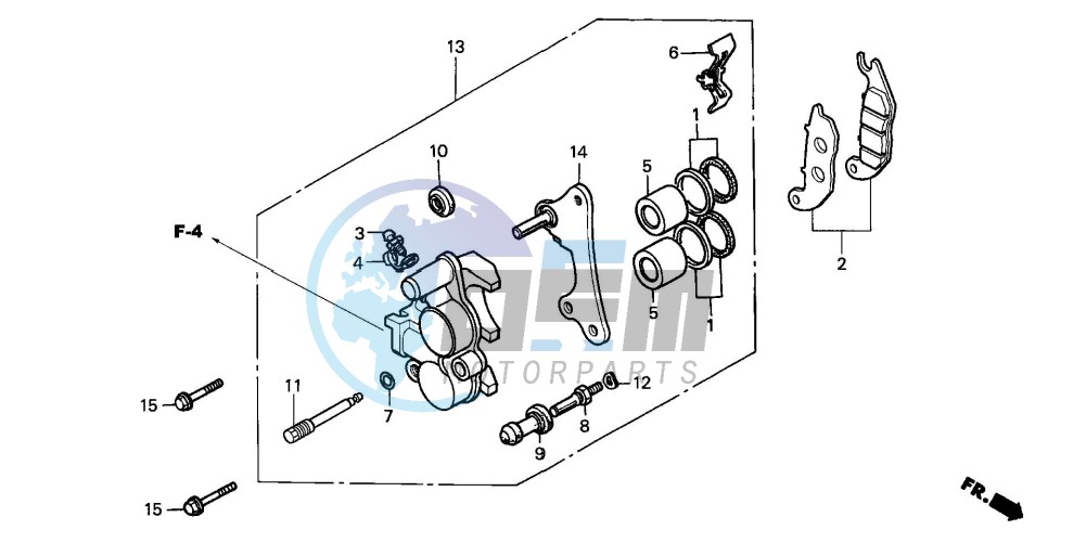 FRONT BRAKE CALIPER