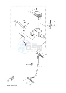 CW50L BOOSTER (2B6L) drawing FRONT MASTER CYLINDER