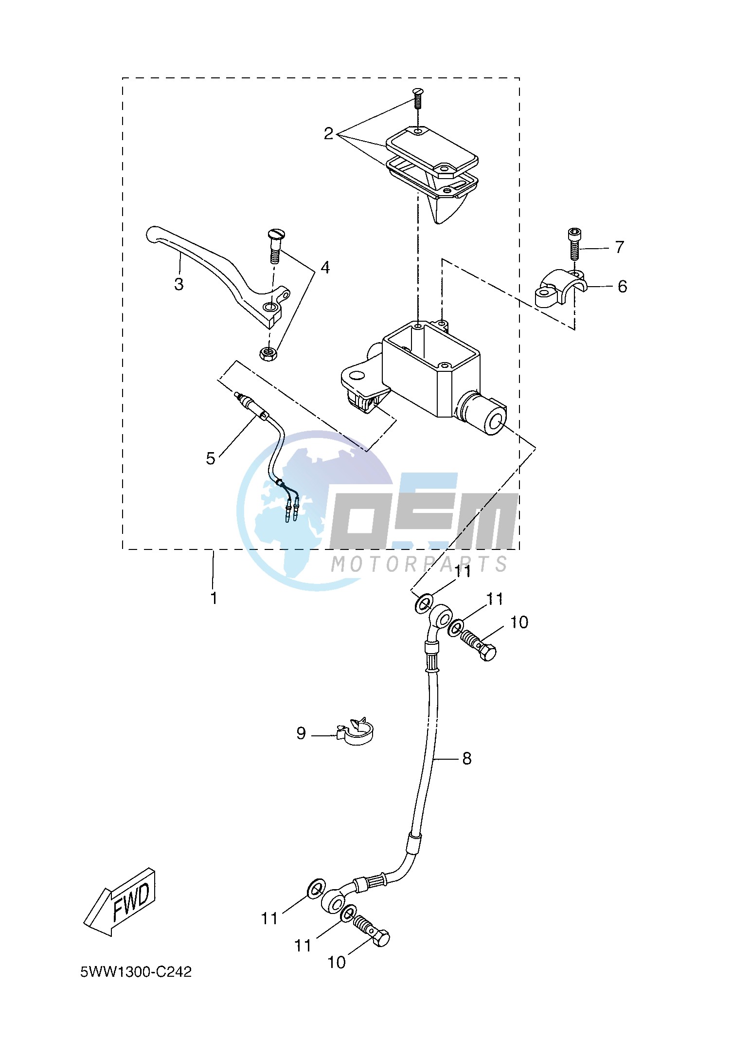 FRONT MASTER CYLINDER