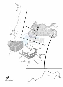 YZF600 YZF-R6 RaceBASE (BN6P) drawing ELECTRICAL 3