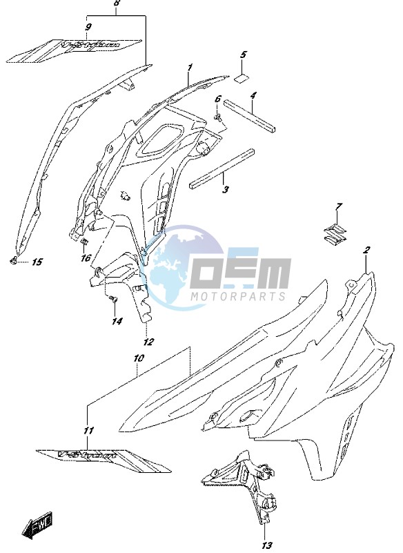 SIDE COWLING (DL650AUEL7 E21) (FOR YU1)