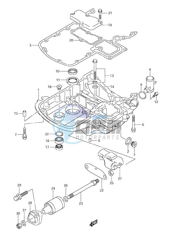 Engine Holder (S/N 680686 & Newer)