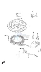 DF 30A drawing Magneto Manual Starter