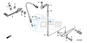 CBR1000RA9 Australia - (U / ABS MME) drawing PEDAL