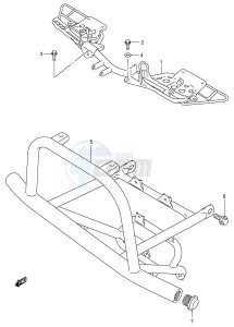 LT-F300 (E24) drawing FOOTREST