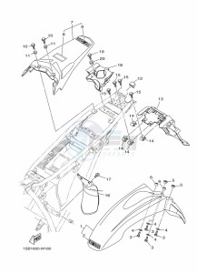 XTZ125E (1SBH) drawing FENDER