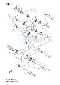 RM-Z450 (E19) drawing REAR CUSHION LEVER