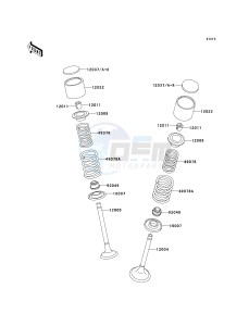 KL 650 A [KLR650] (A10-A14) [KLR650] drawing VALVE-- S- -