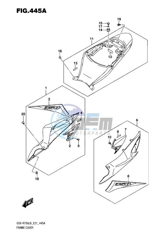 FRAME COVER L6 (YSF)