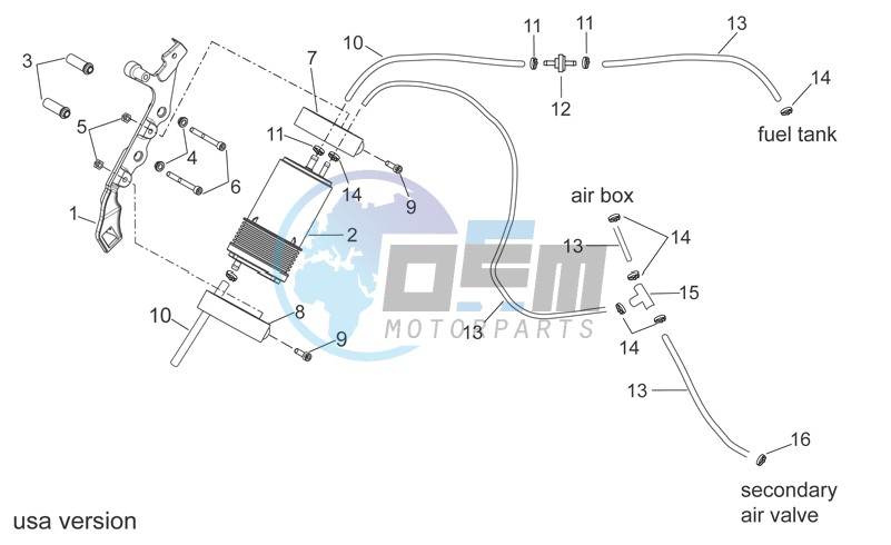 Fuel vapour recover system