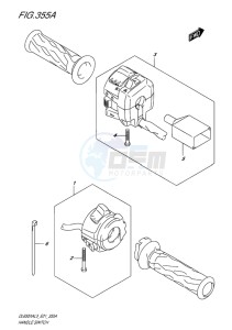 DL650X ABS V-STROM EU drawing HANDLE SWITCH