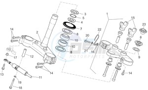 Tuono 1000 drawing Steering