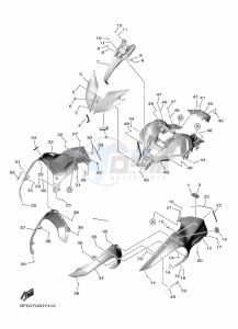 NIKEN GT MXT890D (BFD3) drawing COWLING 2