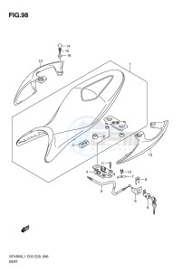 SFV650 (E3-E28) Gladius drawing SEAT (SFV650L1 E28)