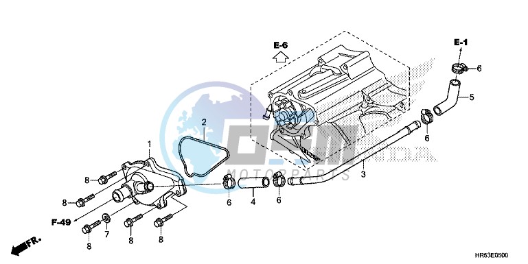 WATER PUMP COVER