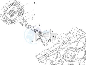 Stalker 50 Naked drawing Rear brake - Brake jaw