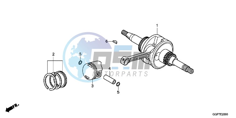 CRANKSHAFT/PISTON