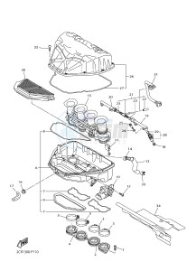 YZF-R1 998 R1 (2CRJ 2CRK) drawing INTAKE