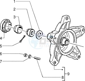 Skipper 125 drawing Rear brake drum