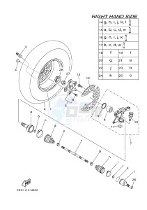 YFM700FWB KODIAK 700 (B16E) drawing FRONT WHEEL 2