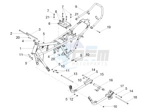 V7 III Anniversario 750 e4 (NAFTA) drawing Frame