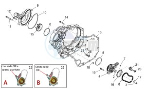 Dorsoduro 1200 (EMEA, APAC, NAFTA) (CND, EU, K, RU, USA, V) drawing Water pump