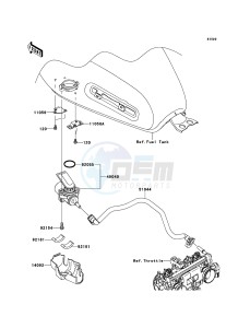 W800 EJ800ACFA GB XX (EU ME A(FRICA) drawing Fuel Pump