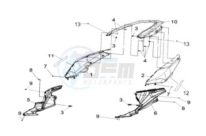 CRUISYM 125I ABS (L8 L9) EU EURO4 drawing BODY COVER