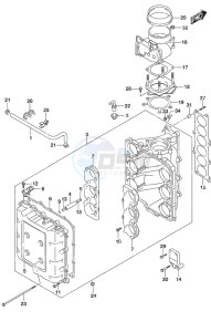 DF 300AP drawing Throttle Body