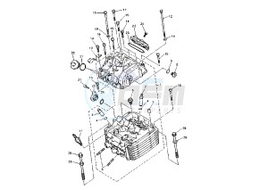 XT Z TENERE 660 drawing CYLINDER HEAD