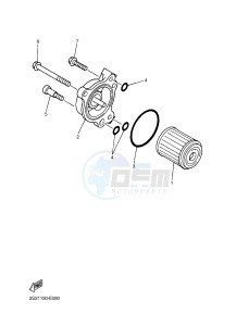 WR450F (1DX1 1DX2) drawing OIL CLEANER