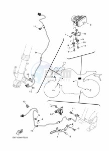 MT-10 MTN1000 (B67S) drawing ELECTRICAL 3