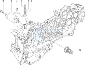 X9 125 Evolution potenziato (UK) drawing Starter - Electric starter